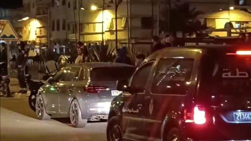 نقل شرطي إلى المستعجلات بعد إصابته في أعمال شغب بسيدي البرنوصي