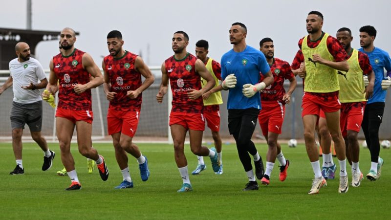 المنتخب المغربي يجري أول حصة تدريبية بمدينة سان بيدرو الإيفوارية
