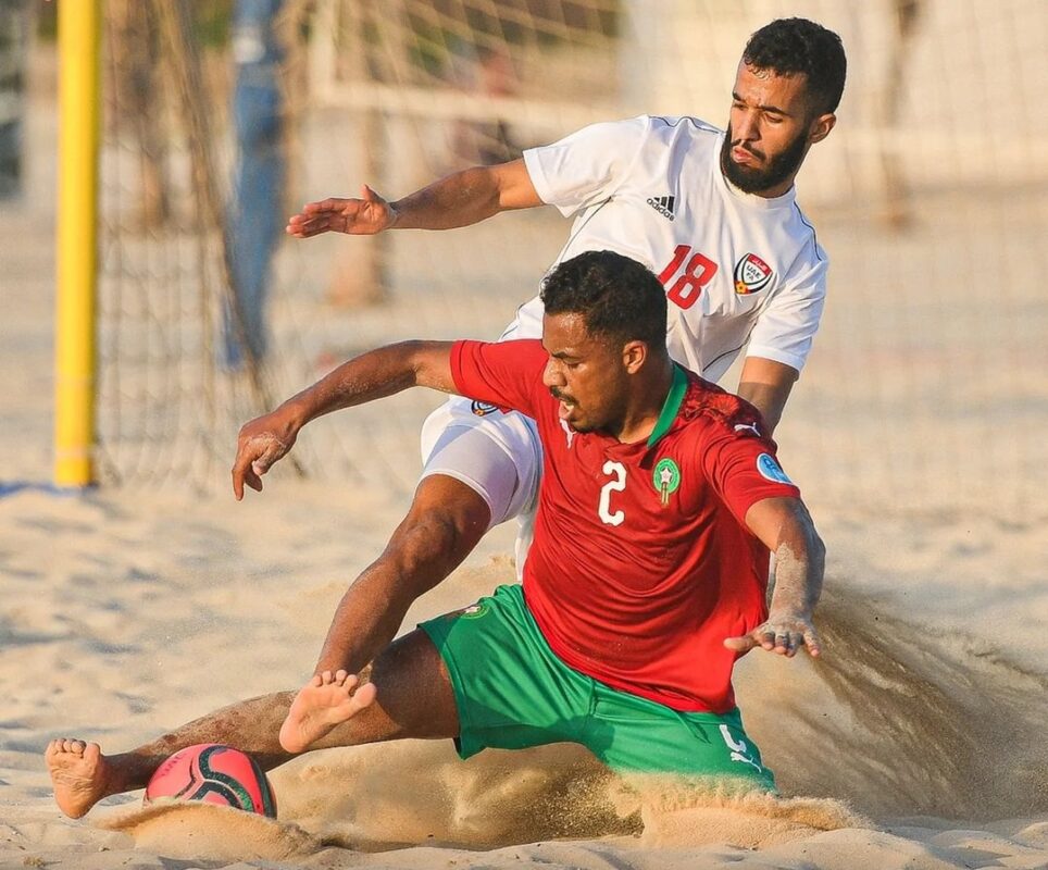 المغرب ضمن المجموعة الأولى لبطولة كأس العرب لكرة القدم الشاطئية 2023