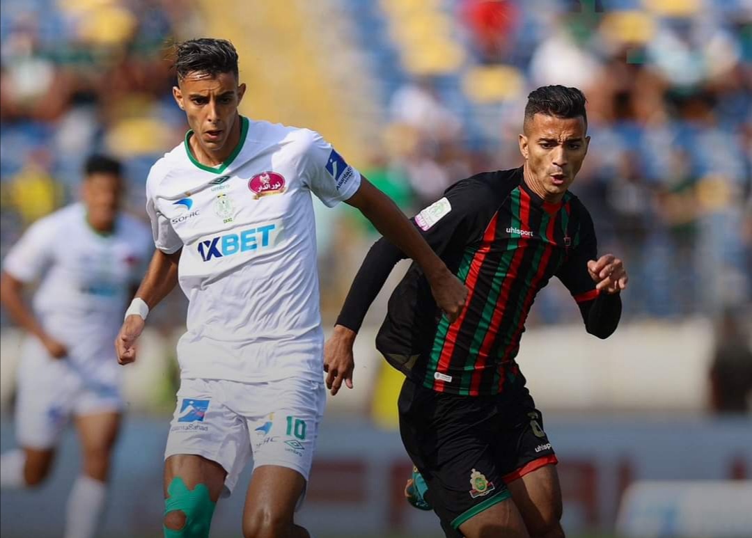 التعادل الإيجابي يحسم مباراة الكلاسيكو بين الرجاء والجيش