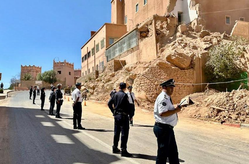 مديرية الأمن الوطني تعبأ كل امكانياتها لمساعدة المتضررين من زلزال الحوز