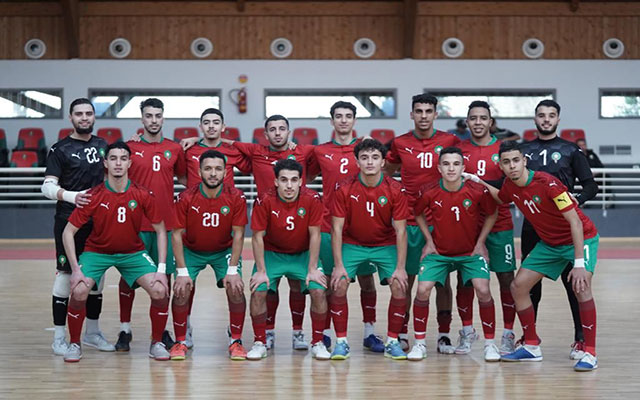المنتخب المغربي الأولمبي لكرة القدم داخل القاعة يواجه المنتخب البلجيكي في مناسبتين